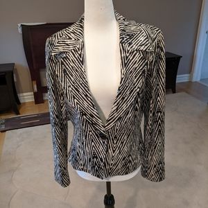 NWT Black & White Print Jacket
